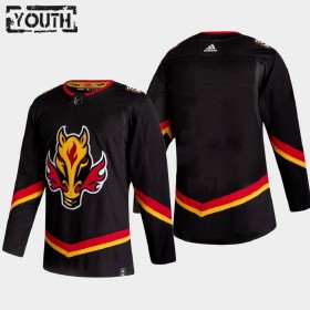 Calgary Flames Blank 2020-2021 Reverse Retro Trikot Authentic - Kinder